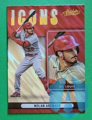 2022 Panini Absolute Nolan Arenado LAVA PARALLEL ICONS #I-15